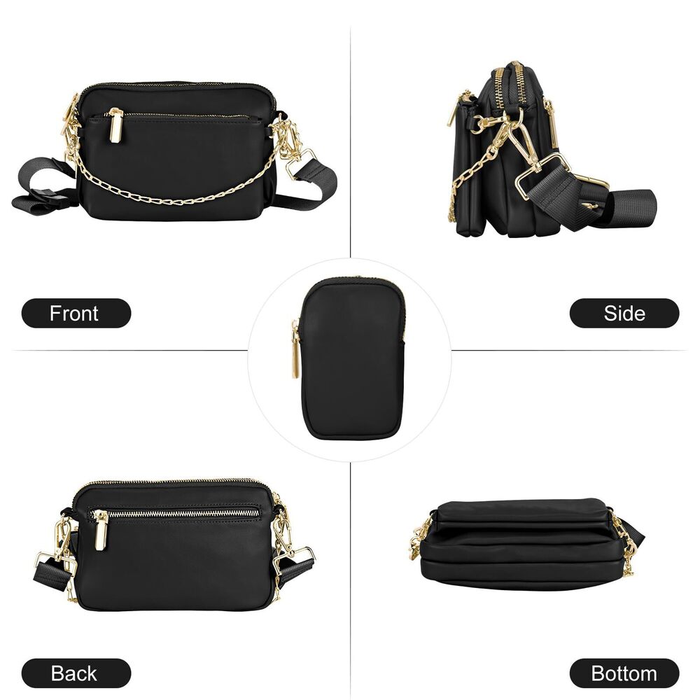 4217 Small Crossbody Bags 3 in 1 Trendy Shoulder Fashion Designer Mini Cute - Picture 6 of 7